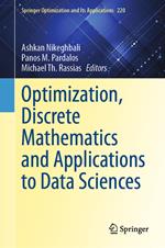 Optimization, Discrete Mathematics and Applications to Data Sciences