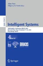 Intelligent Systems: 34th Brazilian Conference, BRACIS 2024, Belém do Pará, Brazil, November 17–21, 2024, Proceedings, Part IV