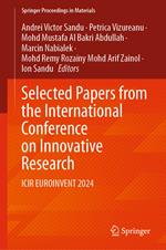 Selected Papers from the International Conference on Innovative Research