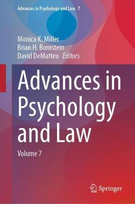 Advances in Psychology and Law: Volume 7 - cover