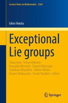 Exceptional Lie groups - Ichiro Yokota - cover