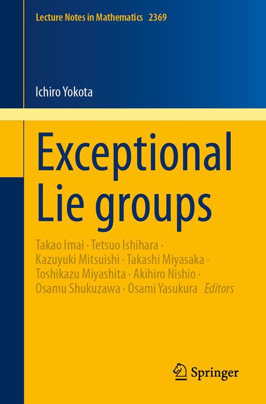Exceptional Lie groups