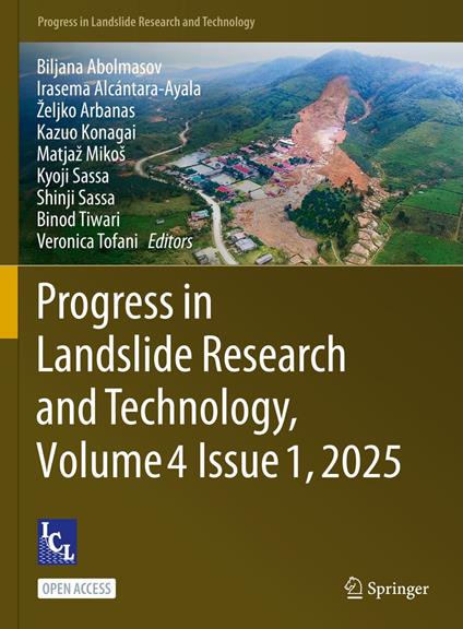 Progress in Landslide Research and Technology, Volume 4 Issue 1, 2025
