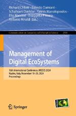 Management of Digital EcoSystems: 16th International Conference, MEDES 2024, Naples, Italy, November 18–20, 2024, Proceedings