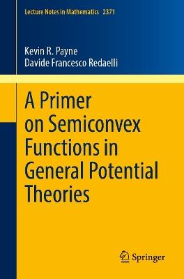 A Primer on Semiconvex Functions in General Potential Theories - Kevin R. Payne,Davide Francesco Redaelli - cover