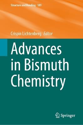 Advances in Bismuth Chemistry - cover