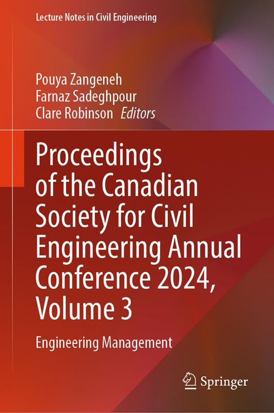 Proceedings of the Canadian Society for Civil Engineering Annual Conference 2024, Volume 3