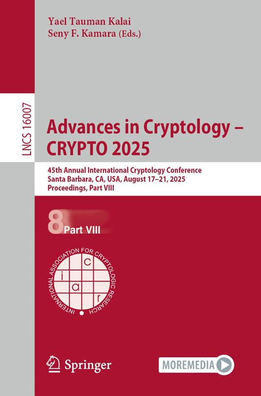 Advances in Cryptology – CRYPTO 2025