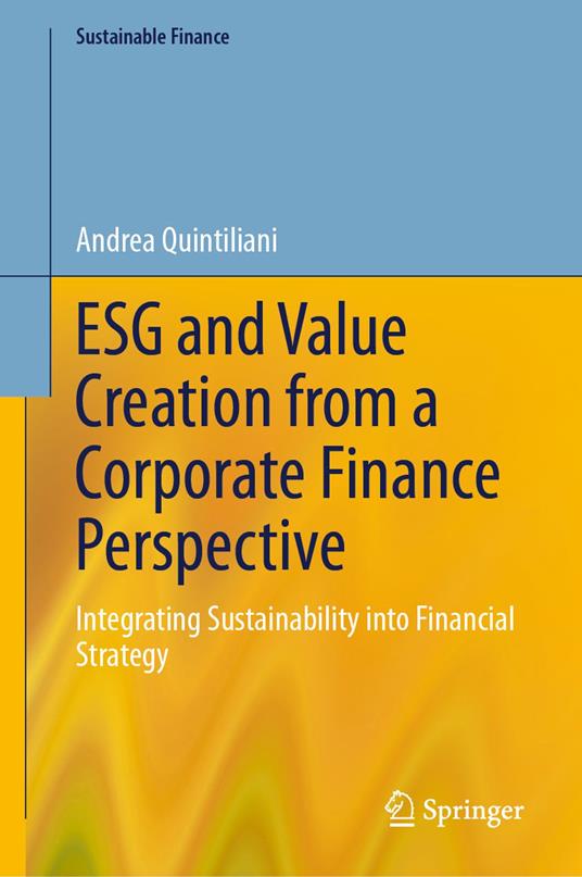 ESG and Value Creation from a Corporate Finance Perspective