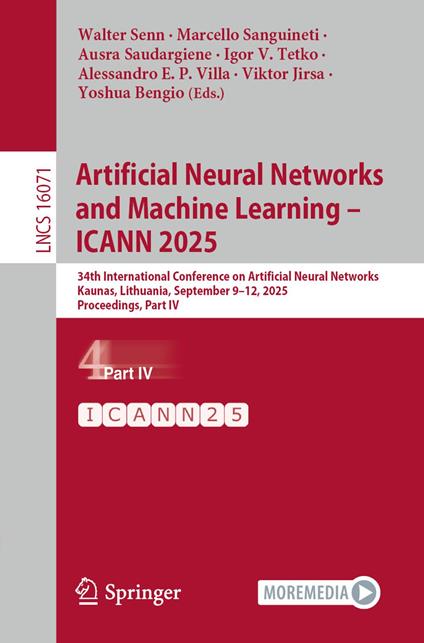 Artificial Neural Networks and Machine Learning – ICANN 2025