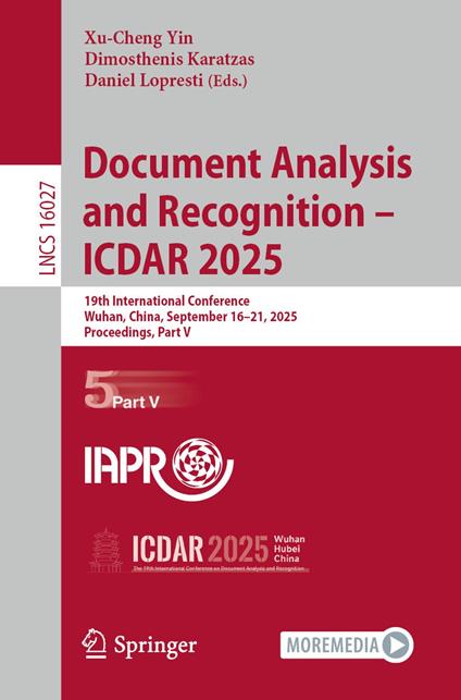 Document Analysis and Recognition – ICDAR 2025