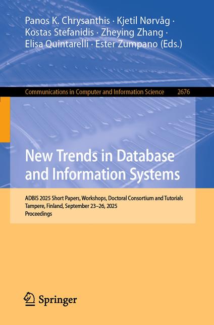 New Trends in Database and Information Systems