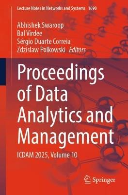 Proceedings of Data Analytics and Management: ICDAM 2025, Volume 10 - cover