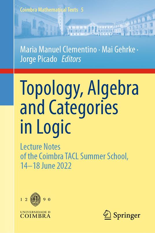 Topology, Algebra and Categories in Logic
