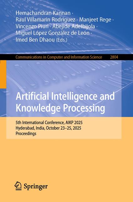 Artificial Intelligence and Knowledge Processing