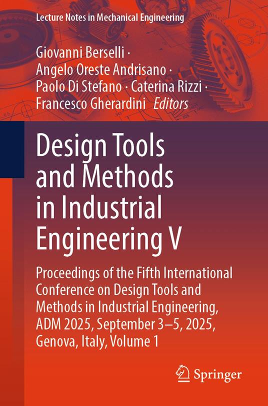 Design Tools and Methods in Industrial Engineering V