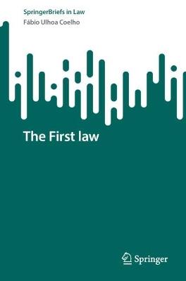 The First law - Fábio Ulhoa Coelho - cover