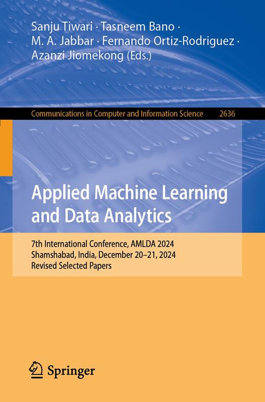 Applied Machine Learning and Data Analytics