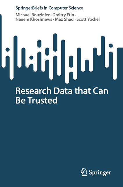Research Data that Can Be Trusted