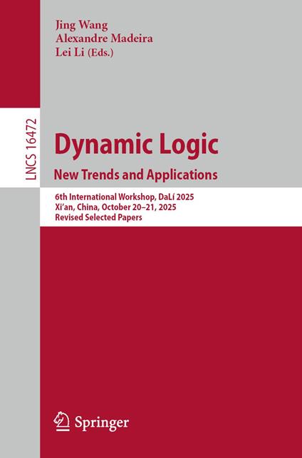 Dynamic Logic. New Trends and Applications