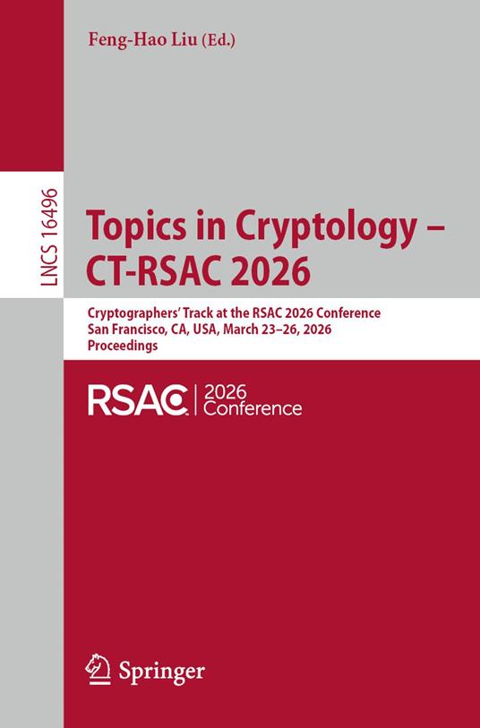 Topics in Cryptology – CT-RSAC 2026