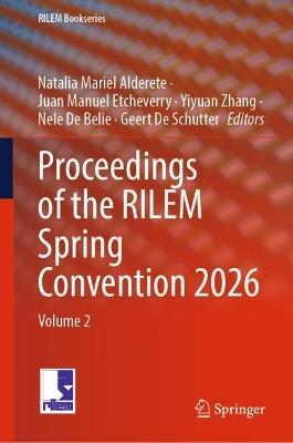 Proceedings of the RILEM Spring Convention 2026: Volume 2 - cover