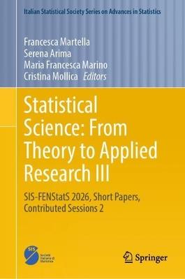 Statistical Science: From Theory to Applied Research III: SIS-FENStatS 2026, Short Papers, Contributed Sessions 2 - cover