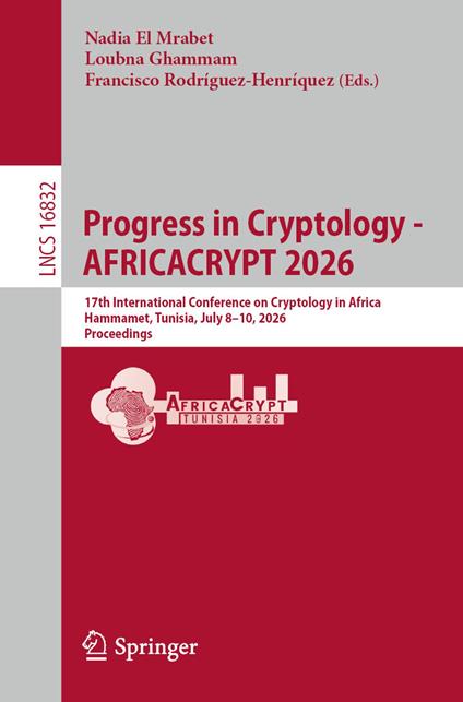 Progress in Cryptology - AFRICACRYPT 2026