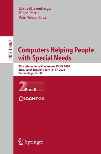 Computers Helping People with Special Needs