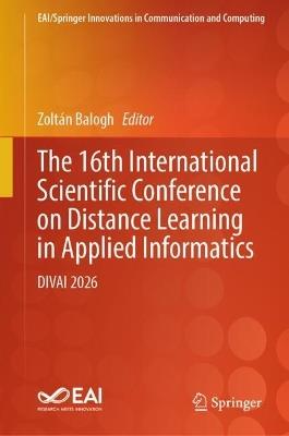 The 16th International Scientific Conference on Distance Learning in Applied Informatics: DIVAI 2026 - cover