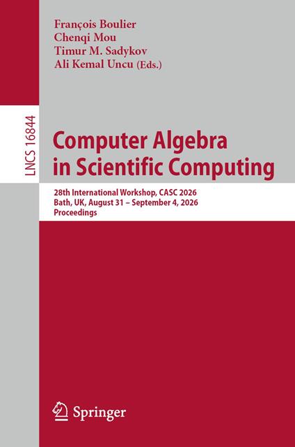 Computer Algebra in Scientific Computing