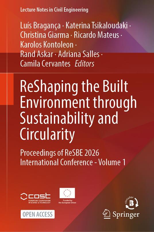 ReShaping the Built Environment through Sustainability and Circularity