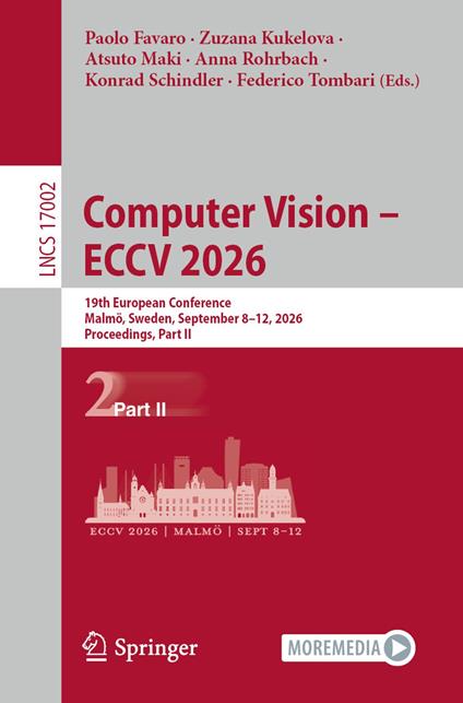Computer Vision – ECCV 2026