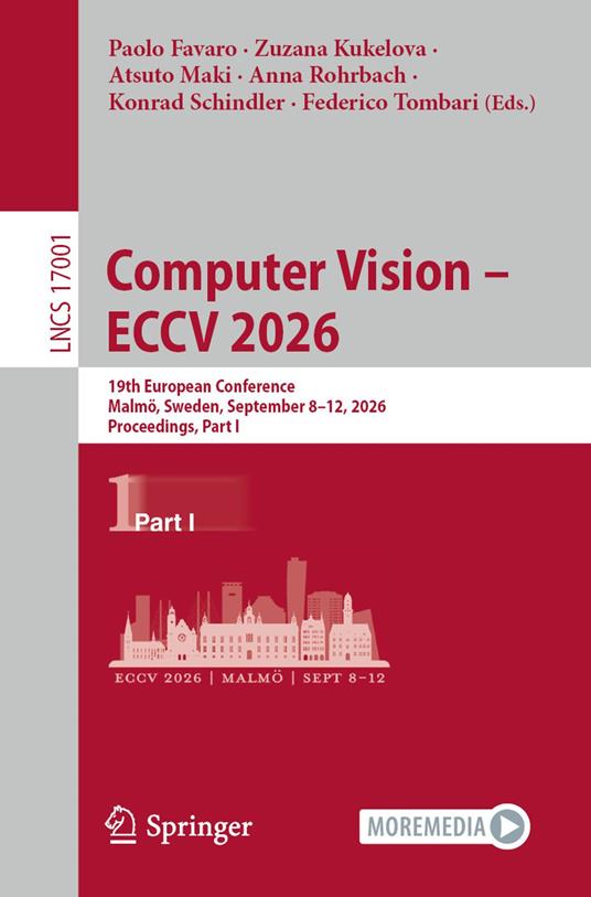 Computer Vision – ECCV 2026