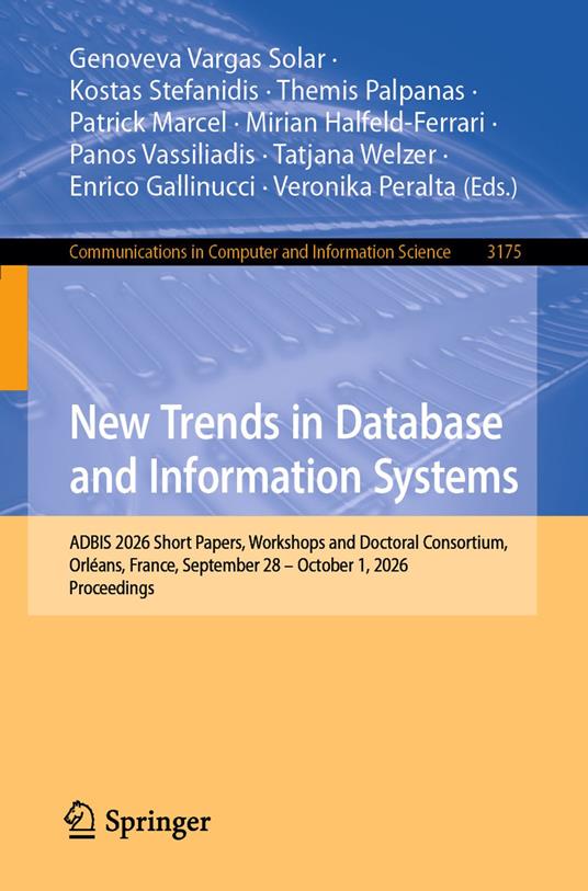 New Trends in Database and Information Systems