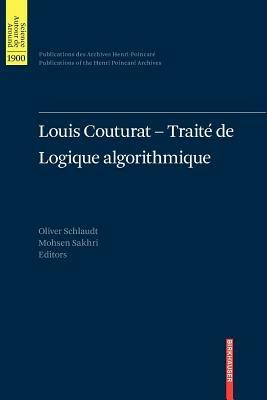 Louis Couturat -Traité de Logique algorithmique - cover