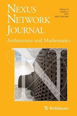 Nexus Network Journal 14,3: Architecture and Mathematics - cover