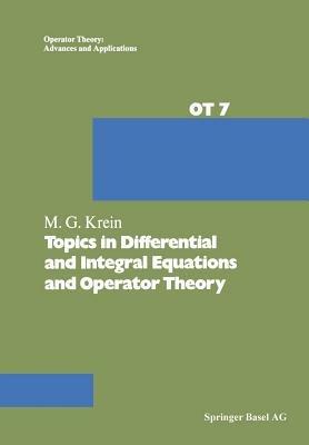 Topics in Differential and Integral Equations and Operator Theory - Krein - cover