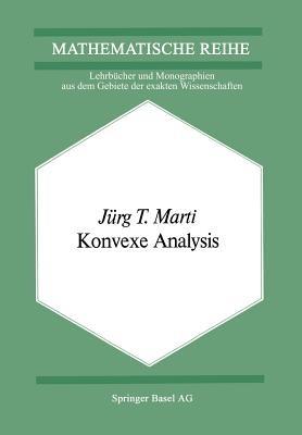Konvexe Analysis - J.T. Marti - cover