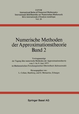 Numerische Methoden der Approximationstheorie: Band 2 - COLLATZ,MEINARDUS - cover