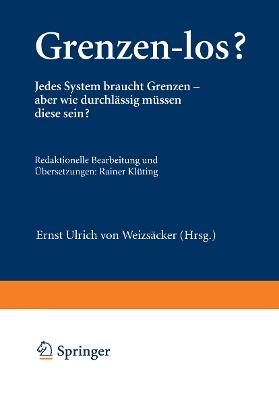 Grenzen-los?: Jedes System braucht Grenzen — aber wie durchlässig müssen diese sein? - cover