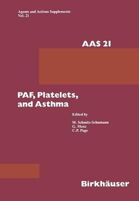 PAF, Platelets, and Asthma - M. Schmitz-Schumann,Menz,Page - cover