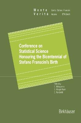 Conference on Statistical Science Honouring the Bicentennial of Stefano Franscini’s Birth: Ascona November 18–20, 1996 - cover