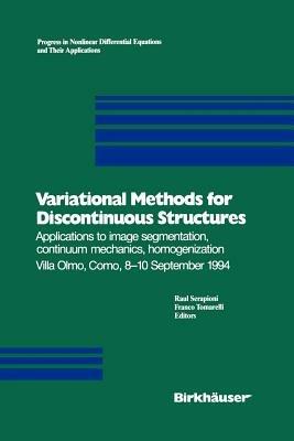 Variational Methods for Discontinuous Structures: Applications to image segmentation, continuum mechanics, homogenization Villa Olmo, Como, 8–10 September 1994 - cover
