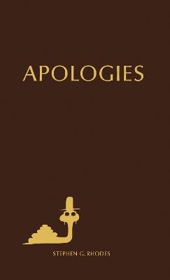 Stephen G. Rhodes: Apologies - cover