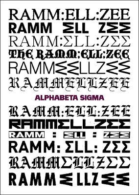 Rammellzee: Alphabeta Sigma - cover