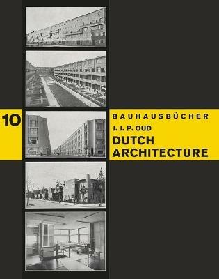 Dutch Architecture: Bauhausbucher 10 - cover