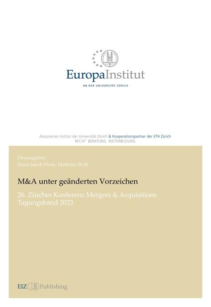 M&A unter geänderten Vorzeichen