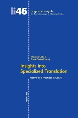 Insights into Specialized Translation - cover