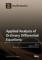 Applied Analysis of Ordinary Differential Equations - cover